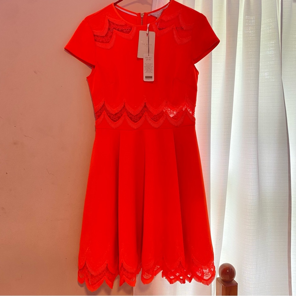 Ted Baker London Orange Dress